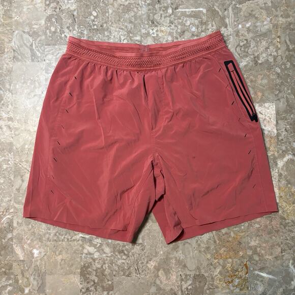Ten Thousand Shorts Mens Medium The Session Short 7” Pink Running Lined Gym - Picture 1 of 9
